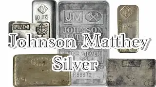 Серебряные слитки Johnson Matthey.