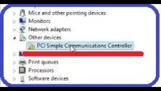 PCI Simple Communications Controller no driver SOLVED
