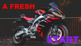 A FRESH START || My new Machine BELLA !! Aprilia RS457
