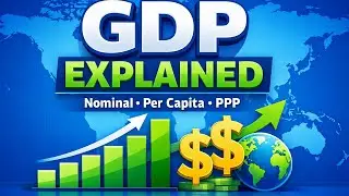 GDP Explained Simply | Nominal vs PPP vs Per Capita (In 10 Minutes) | #usagdp #gdp #financialorder