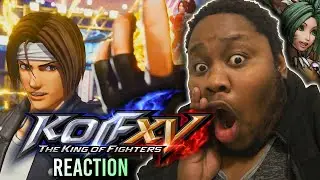 ITS TOO HYPE! King Of Fighters XV Gameplay Reveal Trailer REACTION + Cham Cham in Samsho