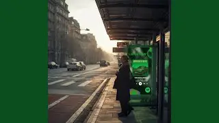 BUS STOP BLUE
