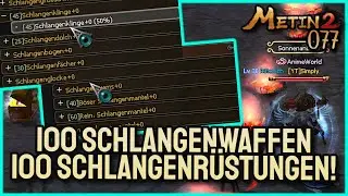 Metin2 DE 🦁 Tigerghost [ #077 ] 🦁 100x Schlangenwaffe & 100x Schlangenr&uuml;stung herstellen?!