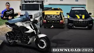 ESPECIAL DE 15 MIL INSCRITOS 🎈🎉 DOWNLOAD DO MEU GTA MODIFICADO BRASIL BL V8 2025 PARA (PC FRACO)