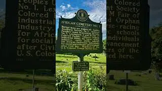 Lexington's earliest recorded cemetery to be organized, owned, and managed by Black people #history