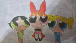 Blossom Cuty Fruit Bubbles & Buttercup Drawing Party Something The Powerpuff Girls 2024