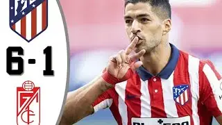 Атлетико Мадрид и Гранада 6-1 Голы & Обзоры 2020