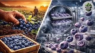 Inside the Blueberry Factory | Fresh Berries Turned Into Freeze-Dried Superfood