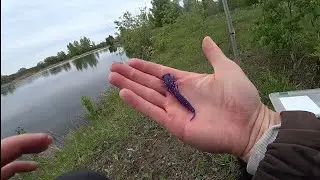 Приманка которая ловит щук и окуней; рыбалка на карьерах в Хакасии!!!