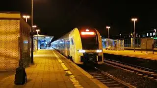 Ausfahrt vom Siemens Desiro HC 462 der RRX in Bochum Hauptbahnhof mit Vollgas