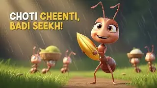 Choti Cheenti Badi Seekh | Nanhi Cheenti Ki Kahani | Kids Moral Story