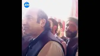 Minister education speaks to teachers protest in Gilgit