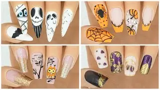 Лучшая подборка на Хэллоуин❤️💅 Осенняя подборка и простые дизайны | Простые идеи дизайна ногтей |...