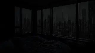 Rain Escape: Night Rain Symphony: Deep Sleep & Stress Relief 🌧️