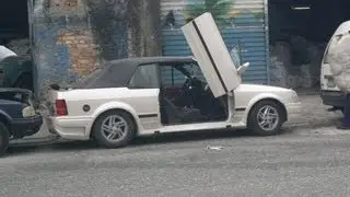 Escort XR3 com lambo door Tuning doors - Portas verticais