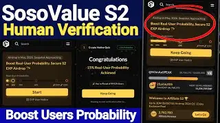 SosoValue S2 Airdrop Human Verification Guide | How To Boost SosoValue Real-Uers Probability?