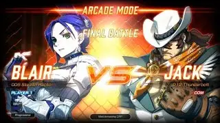 Fighting EX Layer: Blair Dame Vs. Jack (CPU)
