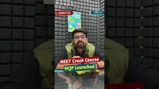 NEET 2026: Crash Course & NQP Batch Launched! 🚀🩺 | PrepMed NEET