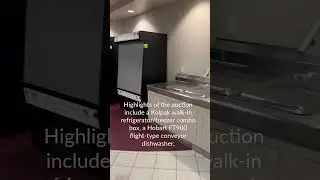 Discover Financial Services Cafeteria Equipment Auction, Part I