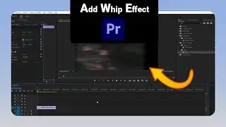 How to Add Whip Effect on Premiere Pro [NEW]