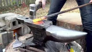 Time-Lapse Forging a Fire Rake