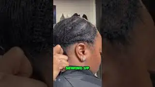 Mastering the perfect sewin technique.  #closuresewin #sewins #sewinweave #haircare #closureinstall