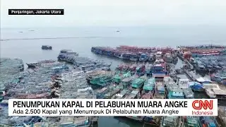 Penumpukan Kapal di Pelabuhan Muara Angke dan Banjir Landa Muara Baru