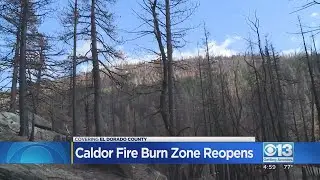 Caldor Fire Burn Zones Reopen In El Dorado County