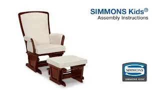 Simmons Kids&reg; Glider & Ottoman Assembly Video