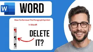 How To Remove The Paragraph Symbol In Word