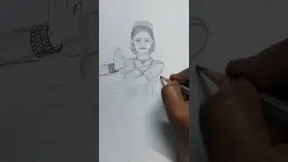 #art #shorts #drawing #pencildrawing #bharatanatyam