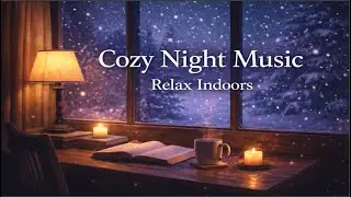 Cozy Night Music for Relaxing Indoors & Peaceful Thoughts 🕯️🌙