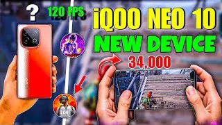 🇮🇳Bgmi New Device iQOO Neo 10 120 Fps Gameplay Manpasnd Gamer 