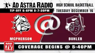 McPherson @ Buhler Varsity Basketball 98.9/1540 KMCP 12-16-25