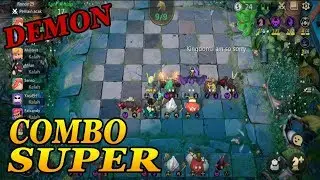 Combo Super : Taboo Witcher + Demon + Gletser - Auto Chess Mobile