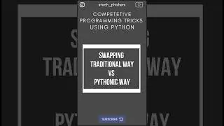 Python Competitive Programming Trick 10 