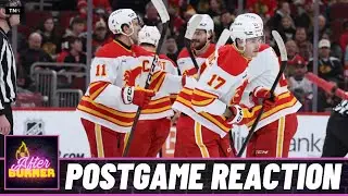 Flames @ Blackhawks Postgame Reaction | FN After Burner - Game 47