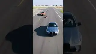 DRAG RACE - FORD  MUSTANG Shelby GT500 VS BMW M4