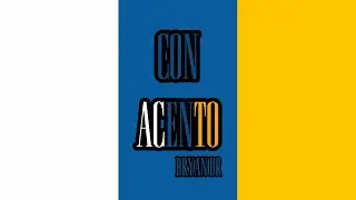 CON ACENTO - Bryan DR (Lyrics Video)