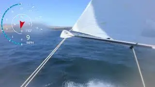 Tomales Bay laser sailing