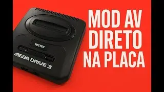 Mod av direto na placa do MegaDrive 3