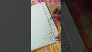 sharee border flowers - 6 / how to draw flower for sareer border