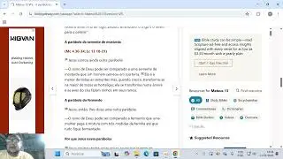 Marcos 4:31 Parabolas de Jesus!