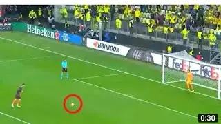 David De Gea penalty miss in Europa league final vs Villarreal