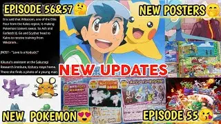 POKEMON JOURNEYS NEW UPDATES || POKEMON JOURNEYS EPISODE 56 & 57 || POKEMON JOURNEYS EPISODE 55