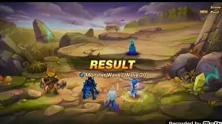 Summoners War - easy F2P Monster Subjugation Water Wave 20 w/o Tricaru