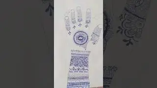 Bridal full hand mehendi designs #shorts #sort #mehendi #art