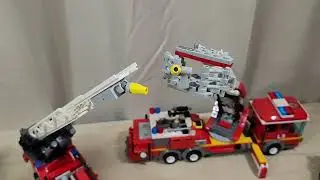Кирпичные насадки для пожарной части Lego