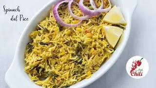 Instant pot Spinach Dal Rice | Dal Rice recipe | Instant pot Vegetarian recipes | ASMR Cooking