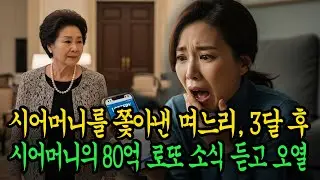 시어머니의 80억 로또 소식 듣고 기절했습니다